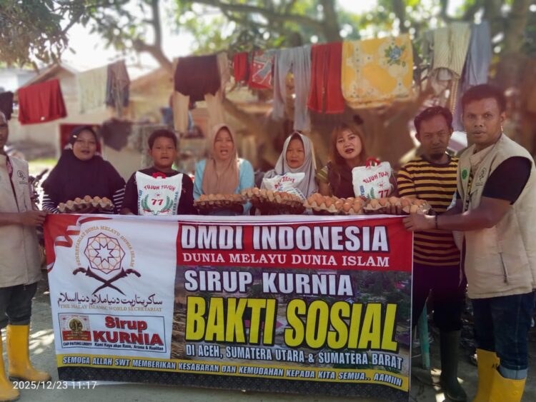 DMDI Indonesia Dan Sirup Kurnia Berikan Bantuan Ke Daerah Terdampak Bencana
