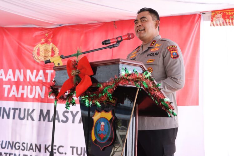 Kapoldasu, Kapolres Tapteng Dan Sibolga Rayakan Natal Bersama Pengungsi Tukka