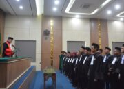 KPT BNA Ambil Sumpah 20 Advokat Dari Peradi dan KAI