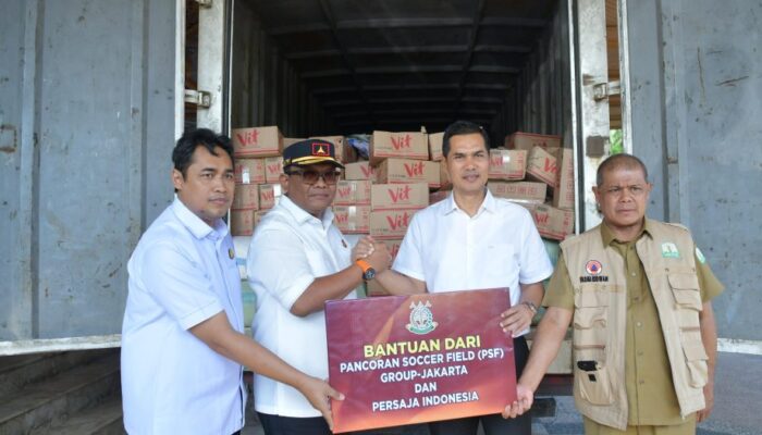 Persaja Dan PSF Salurkan Bantuan Sandang Pangan Korban Bencana Aceh