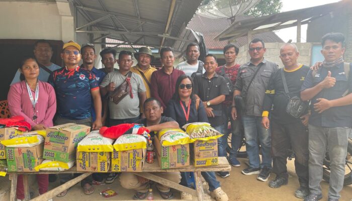 Rahmansyah Sibarani Salurkan Bantuan Ke PWI Untuk Wartawan Terdampak Banjir Sibolga Dan Tapteng