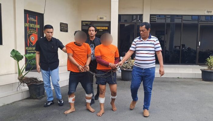 Polsek Sunggal Tembak 2 Residivis Jambret Di Medan Sunggal