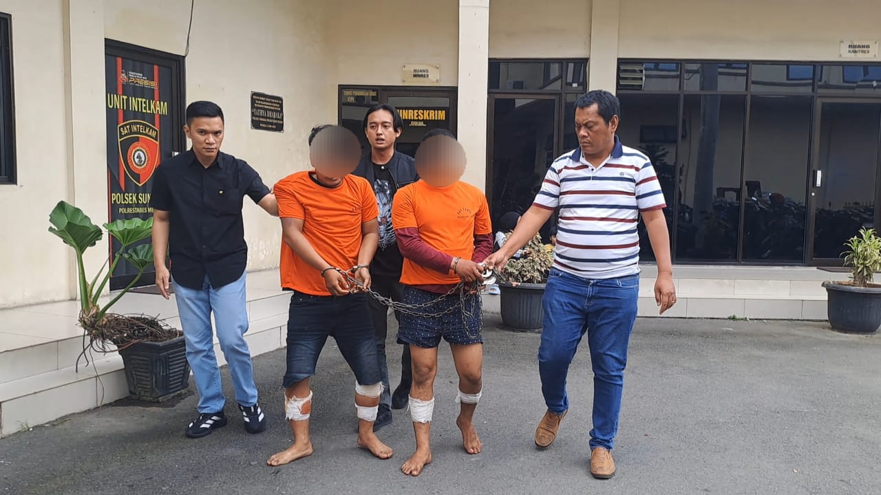 Polsek Sunggal Tembak 2 Residivis Jambret Di Medan Sunggal