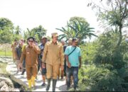 Pemkab Madina Normalisasi Aek Sibontar Untuk Selamatkan Sawah Warga