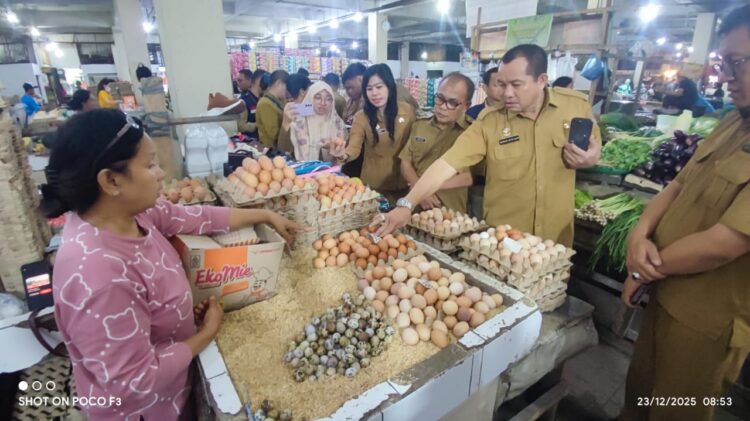 Jelang Nataru, Pemkab Deliserdang Bersama BPOM Sumut Sidak Pasar Tradisional Dan Retail Modern