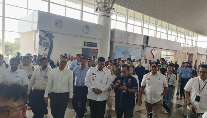 Kakan Otband Dampingi Gubsu Tinjau Kesiapan KNIA Terkait Nataru 2025/2026