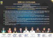 Forkopimda Banda Aceh Keluarkan Seruan Bersama Larangan Rayakan Tahun Baru 