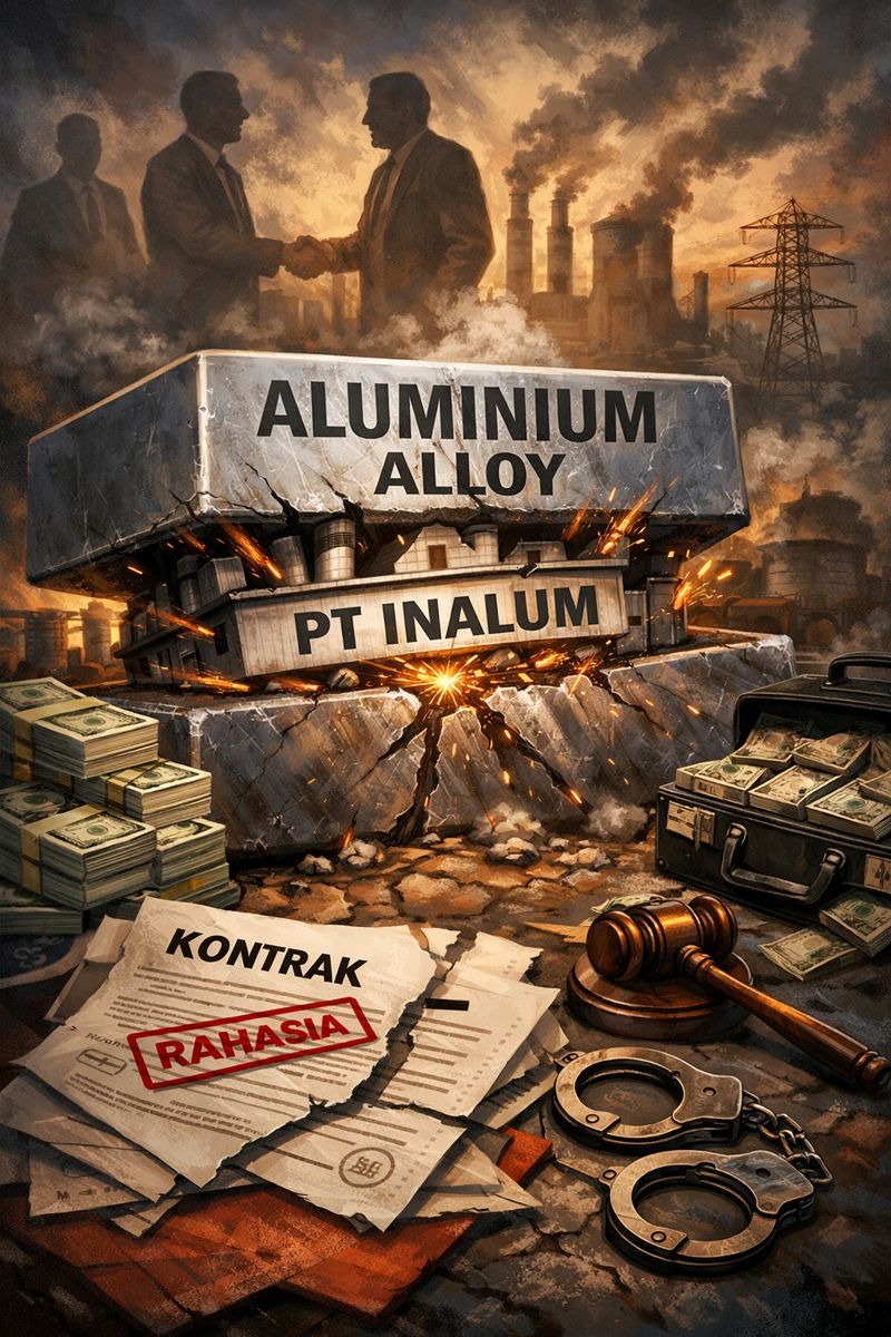 Terjepit Aluminium Alloy PT Inalum