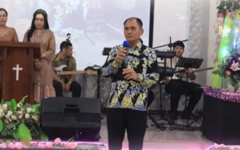 Joner Lumban Toruan Hadiri Natal Di GBI Binjai: Pemko Komit Dukung Terwujudnya Kerukunan Umat Beragama