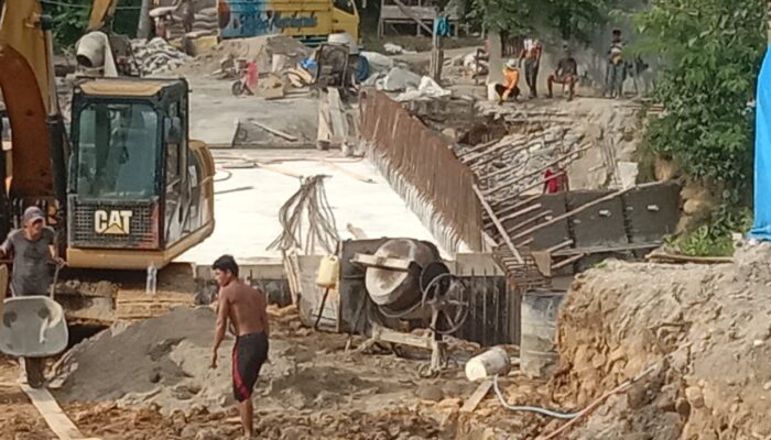 Jembatan Lawe Pinis Rp4,9 Miliar Diprediksi Terlambat Selesai