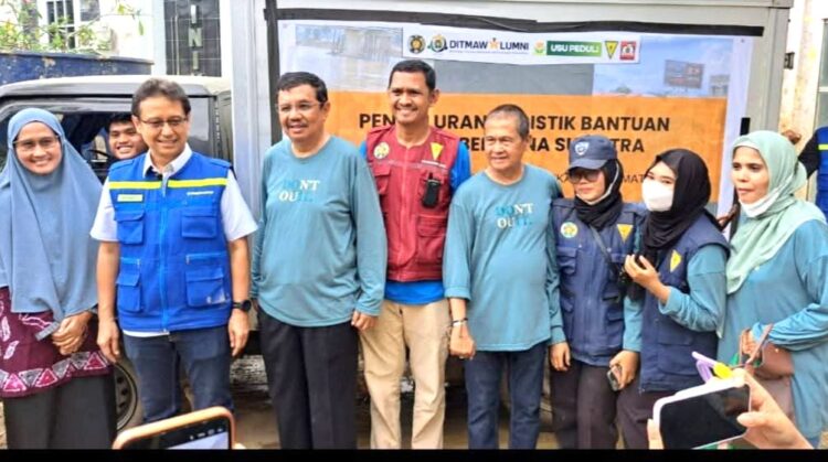 Pengurus IKA USU Sumut Turun Ke Aceh, Bantu Korban Bencana