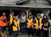 Tim PKM Tanggap Darurat UNPRI Salurkan Bantuan Banjir Di Hamparan Perak Dan Pantai Labu