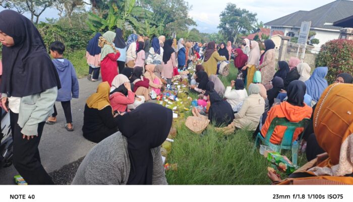 Ratusan Warga Kute Panang Antre Gas Elpiji 3 Kilogram Sejak Pagi