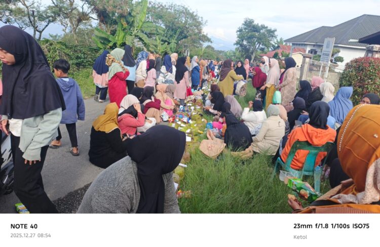 Ratusan Warga Kute Panang Antre Gas Elpiji 3 Kilogram Sejak Pagi