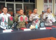 Aparat Amankan Pria Bersenpi Dalam Konvoi Bawa Bendera Bintang Bulan