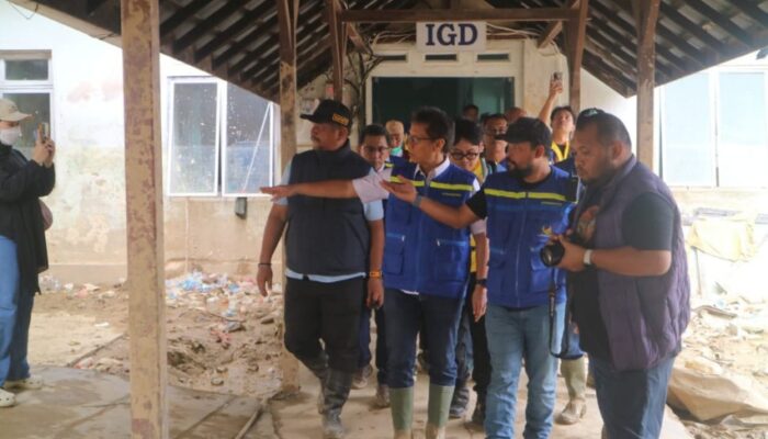 Menkes Terus Pantau Pemulihan Rumah Sakit Pascabanjir