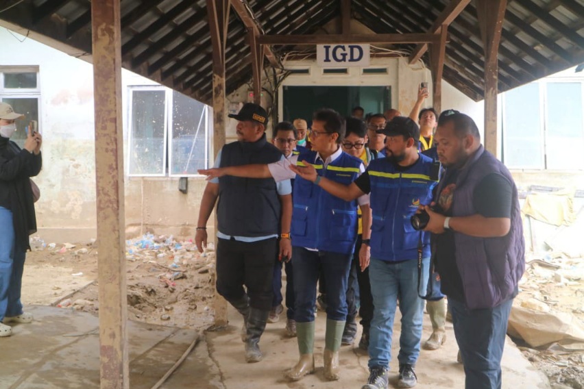 Menkes Terus Pantau Pemulihan Rumah Sakit Pascabanjir