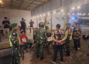 Ciptakan Wilayah Aman, Koramil 23 BRG Patroli Malam