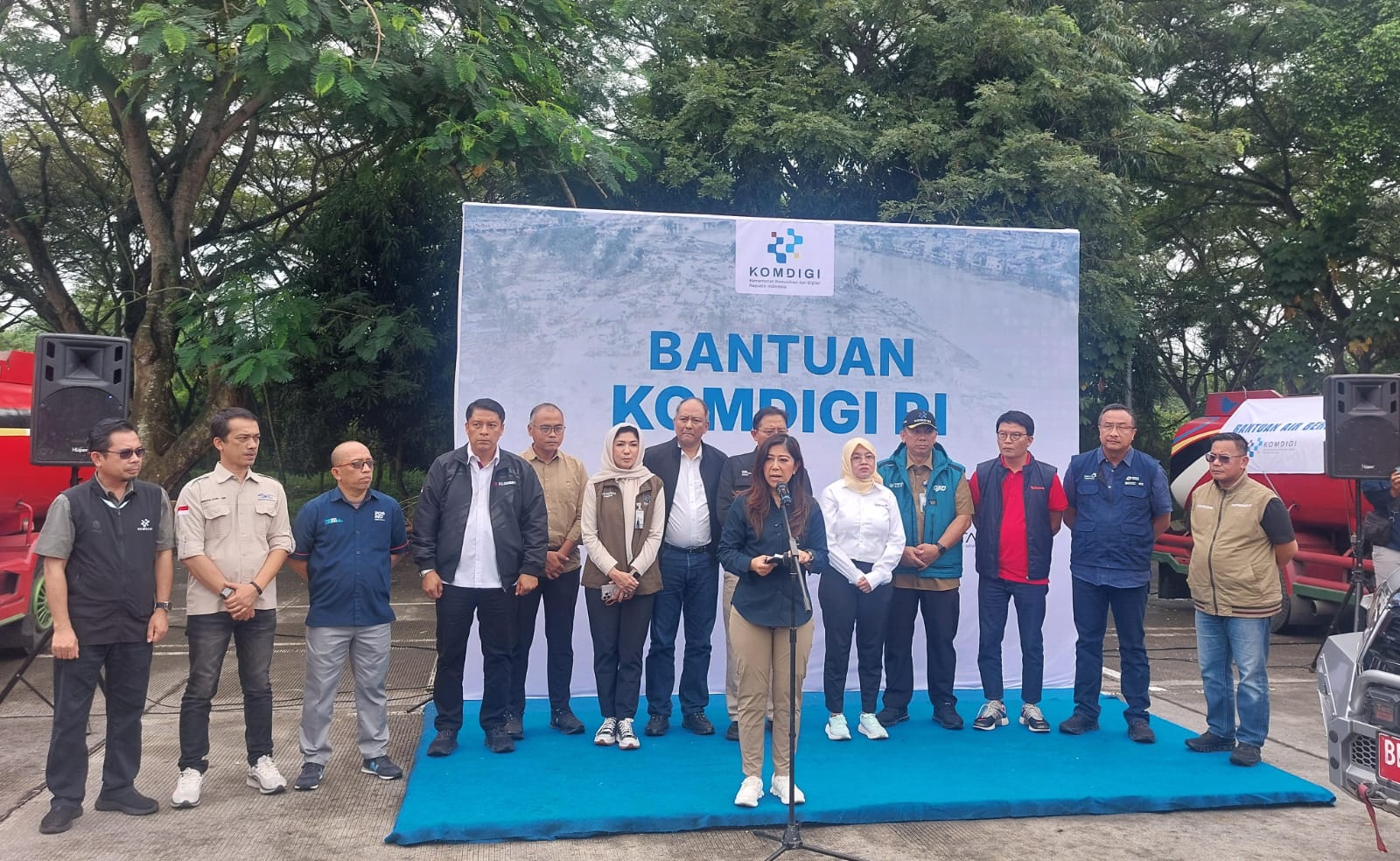 Lepas Bantuan Kemanusiaan Korban Banjir Aceh Tamiang