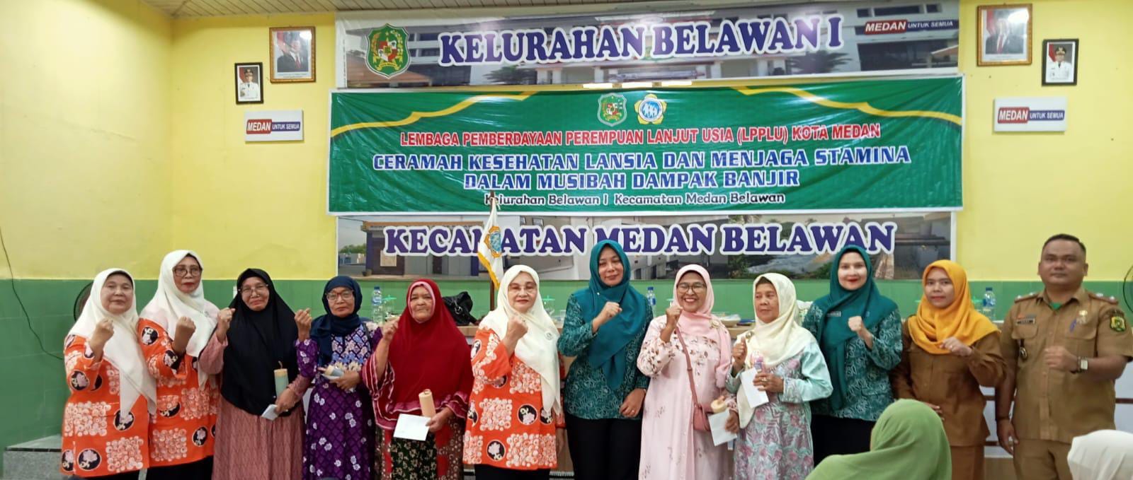 LPPLU Kota Medan Gelar Ceramah Kesehatan Bagi Lansia Di Belawan