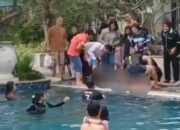 Dua Bocah Kembar Tewas Tenggelam di Kolam Renang Citra Land Medan Estate