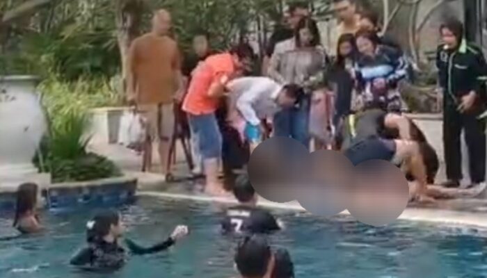 Dua Bocah Kembar Tewas Tenggelam di Kolam Renang Citra Land Medan Estate