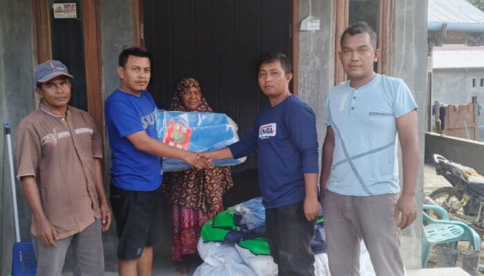 PT KPU Serahkan Bantuan Korban Bencana Di Aceh Timur Dan Aceh Tamiang