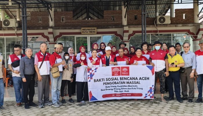 INTI Dan Marga Huang Gelar Pengobatan Gratis Serta Dapur Umum Untuk Korban Bencana Di Pidie Jaya