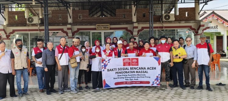 INTI Dan Marga Huang Gelar Pengobatan Gratis Serta Dapur Umum Untuk Korban Bencana Di Pidie Jaya