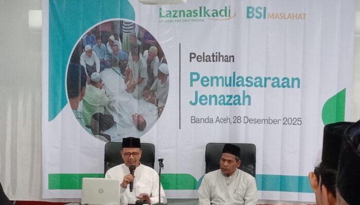 PW IKADI Aceh Gelar Pelatihan Tajhiz Jenazah, Diikuti 100 Peserta