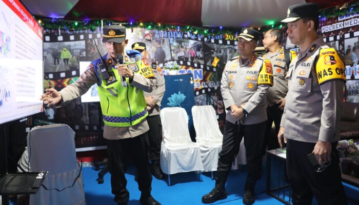 Itwasum Polri Lakukan Pengawasan Operasi Lilin Toba 2025 Di Wilayah Polrestabes Medan