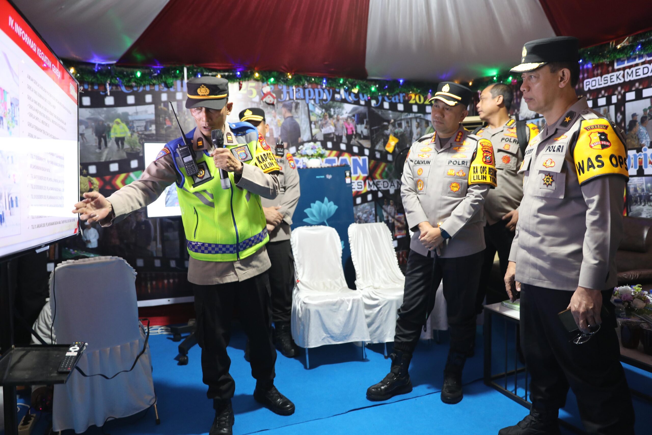 Itwasum Polri Lakukan Pengawasan Operasi Lilin Toba 2025 Di Wilayah Polrestabes Medan