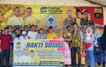 Ketum Golkar Bahlil Lahadalia, Musa Rajekshah Bantu Ratusan Warga Dan Umat Kristiani Di Deliserdang
