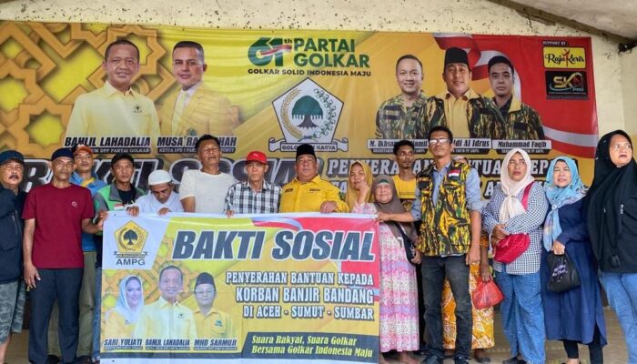 Ketum Golkar Bahlil Lahadalia, Musa Rajekshah Bantu Ratusan Warga Dan Umat Kristiani Di Deliserdang