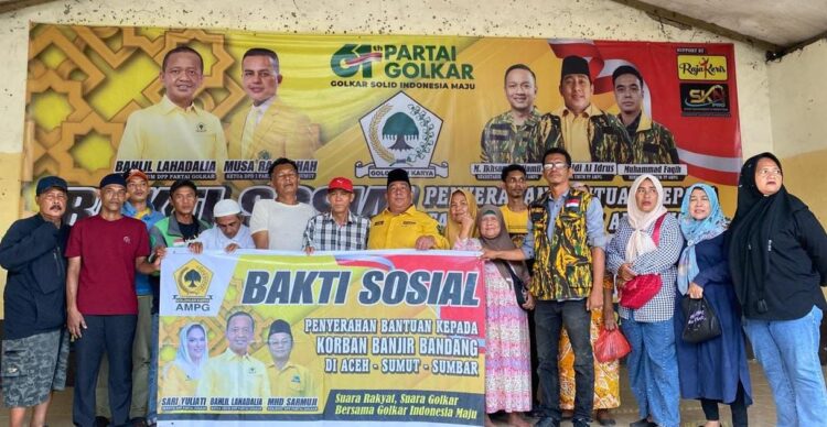 Ketum Golkar Bahlil Lahadalia, Musa Rajekshah Bantu Ratusan Warga Dan Umat Kristiani Di Deliserdang
