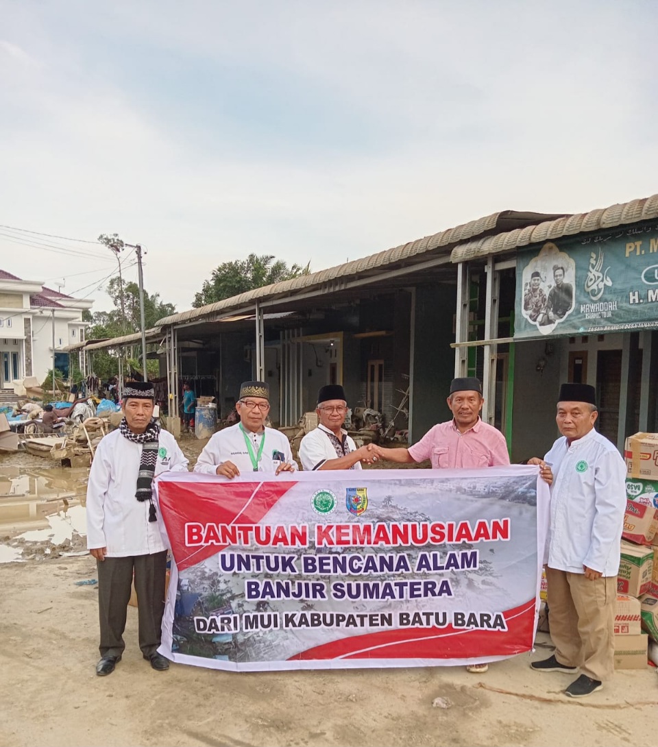 MUI Batubara Antar Langsung Bantuan Ke Lokasi Bencana Aceh Tamiang