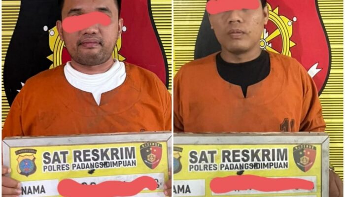 Tipu Perusahaan, 2 Pria Di Sidimpuan Bakal Nikmati Malam Pergantian Tahun Di Penjara