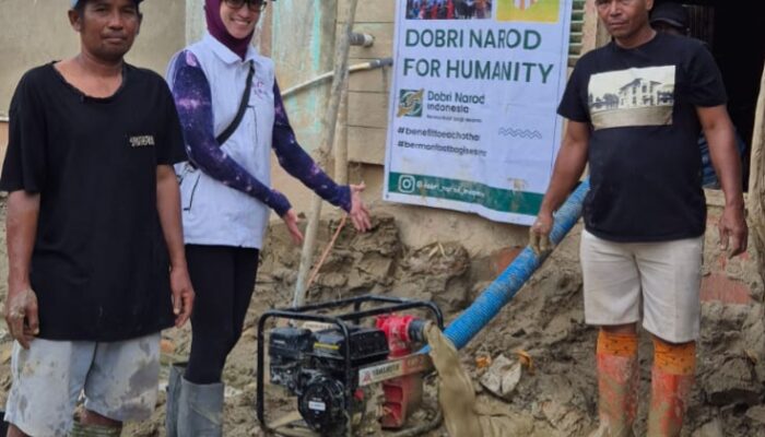 Dobri Narod Indonesia Normalisasi 60 Sumur Warga Terdampak Banjir Di Aceh Tamiang