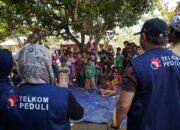 Relawan BUMN Peduli Telkom Indonesia Hadir Di Desa Menang Gini Aceh Tamiang