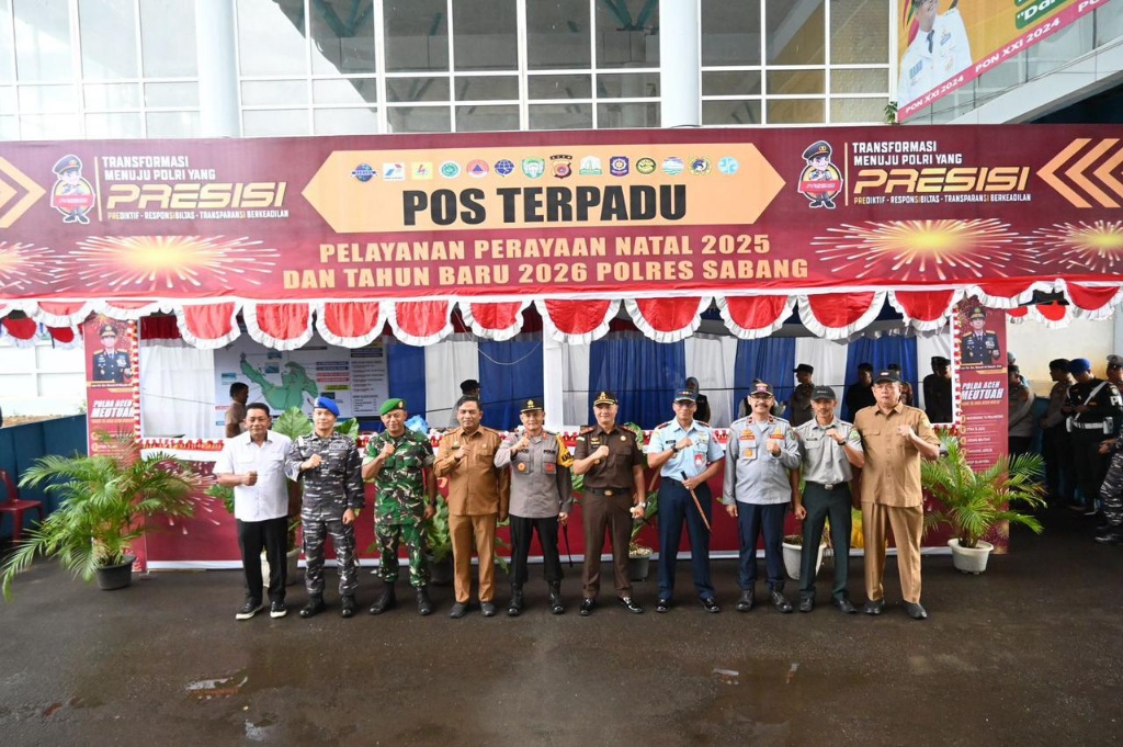 Pantau Arus Penumpang, Sekda Sabang Bersama Forkopimda Tinjau Posko Siaga Nataru