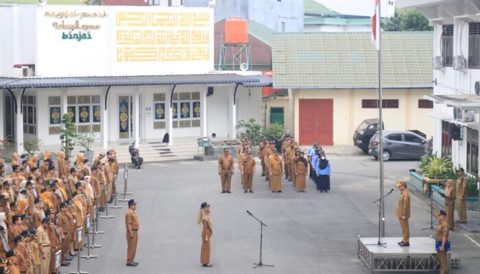 Pj. Sekda Kota Binjai Pimpin Apel Gabungan, Tekankan Tertib Pelaporan Dan Evaluasi Pembangunan
