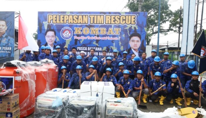 Ricky Anthony: KOMBAT Salurkan 100 Ton Beras Dan Terjunkan Relawan Ke Lokasi Bencana
