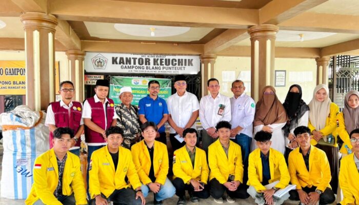 Tim PkM PNL Salurkan Peralatan Mitigasi Dan Tanggap Darurat Warga Lhokseumawe