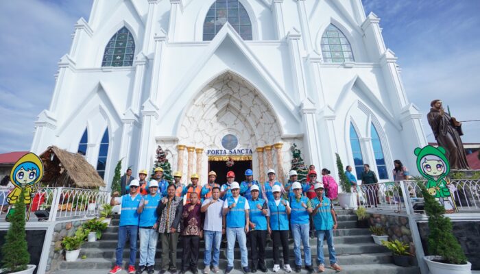 Jaga Kekhusyukan Natal, GM PLN UID Sumut Pantau Langsung Gereja Dan Posko Siaga