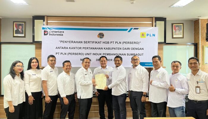 Amankan Aset, Kantah Dairi Dan PLN UIP SBU Berkolaborasi