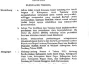 Pemkab Aceh Tamiang Tetapkan BNBA Penerima Bantuan Stimulan Rumah Rusak Tahap I