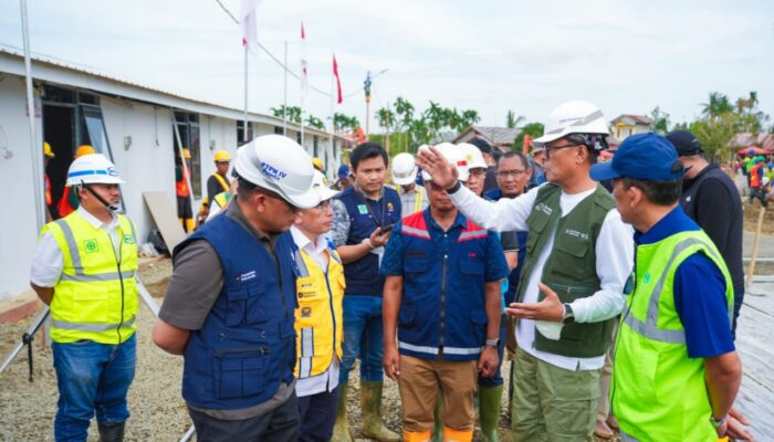 Danantara Dan BP BUMN Tinjau Huntara Di Aceh Tamiang, Pastikan Hunian Layak
