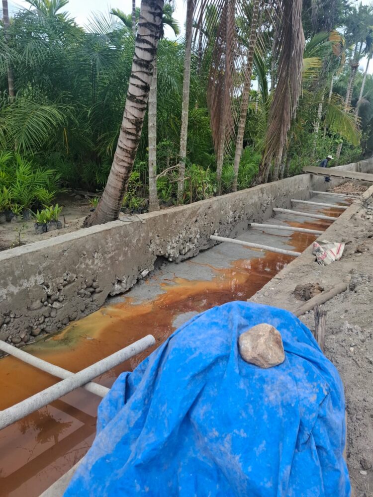 Dikerjakan Asal Jadi, Proyek Saluran Drainase Rp4,25 Miliar Baru Dibangun Di Trumon Telah Rusak