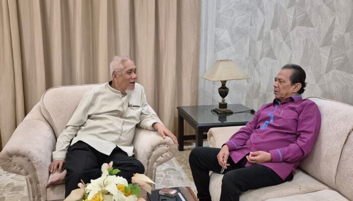 H. Syahrul Pasaribu Sambut Kunjungan MUI Sumut Menjelang Musda MUI Tapsel