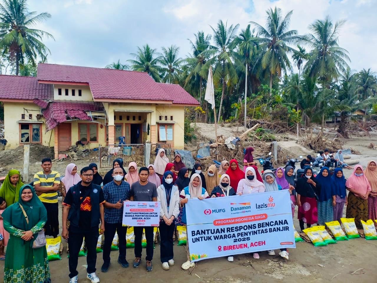 MUFG Indonesia Bersama Danamon Berikan Donasi untuk Penyintas Bencana Sumatra melalui LAZISMU